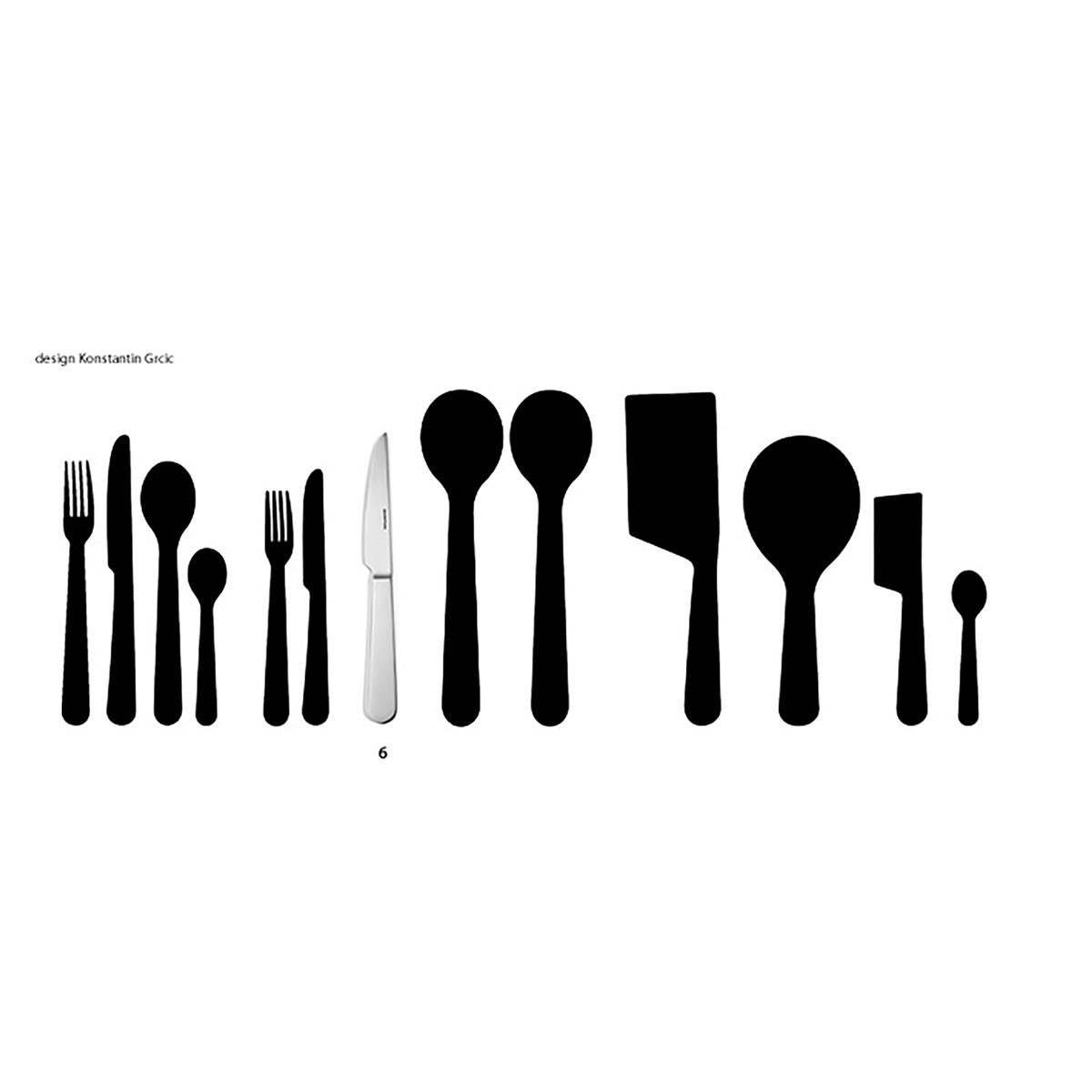 ACCENTO Set 6 Coltelli Bistecca SERAFINO ZANI SerafinoZani